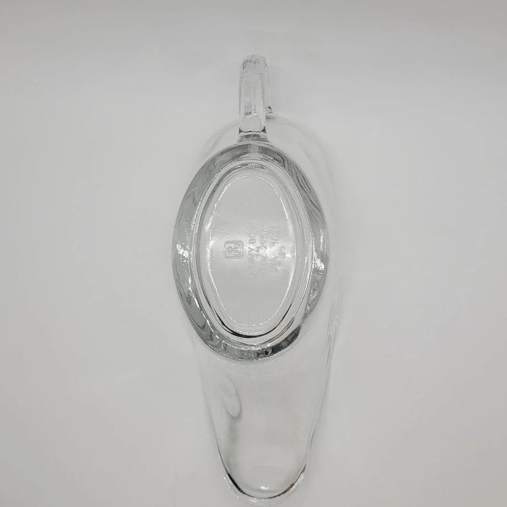 Anchor Hocking Clear Glass Gravy Boat 10oz Sauce Server USA 1028